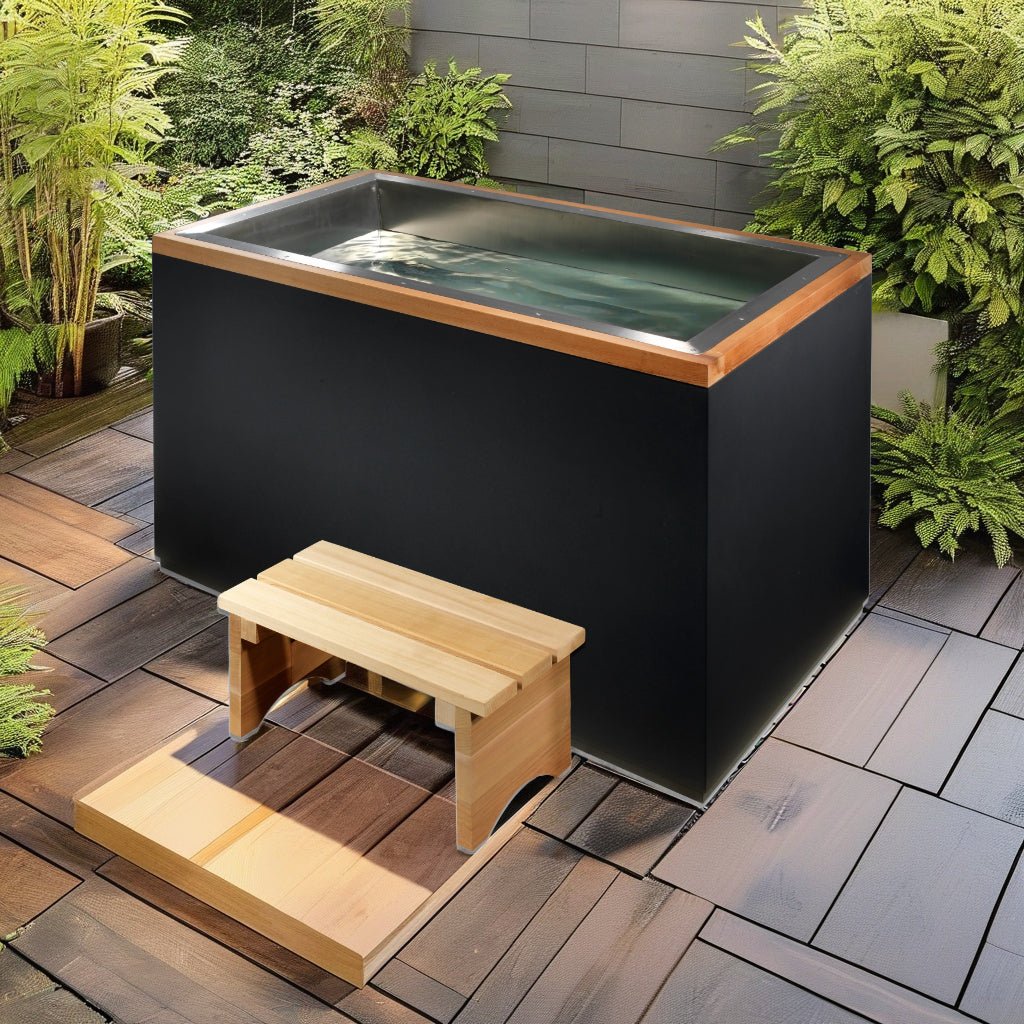 Dynamic Cold Therapy “CUBOID” 304 Stainless Steel Cold Plunge (XL)-Dynamic Cold Therapy-InHouse Wellness