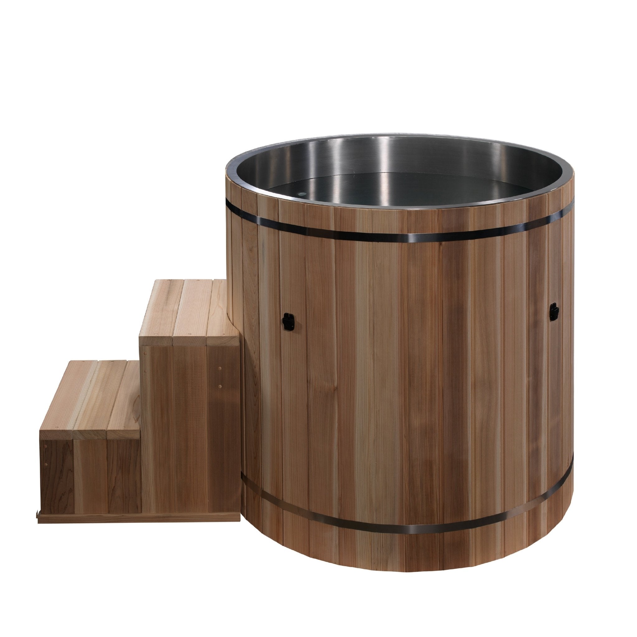 Dynamic Cold Therapy Barrel Stainless Steel Cold Plunge Tub-Dynamic Cold Therapy-InHouse Wellness