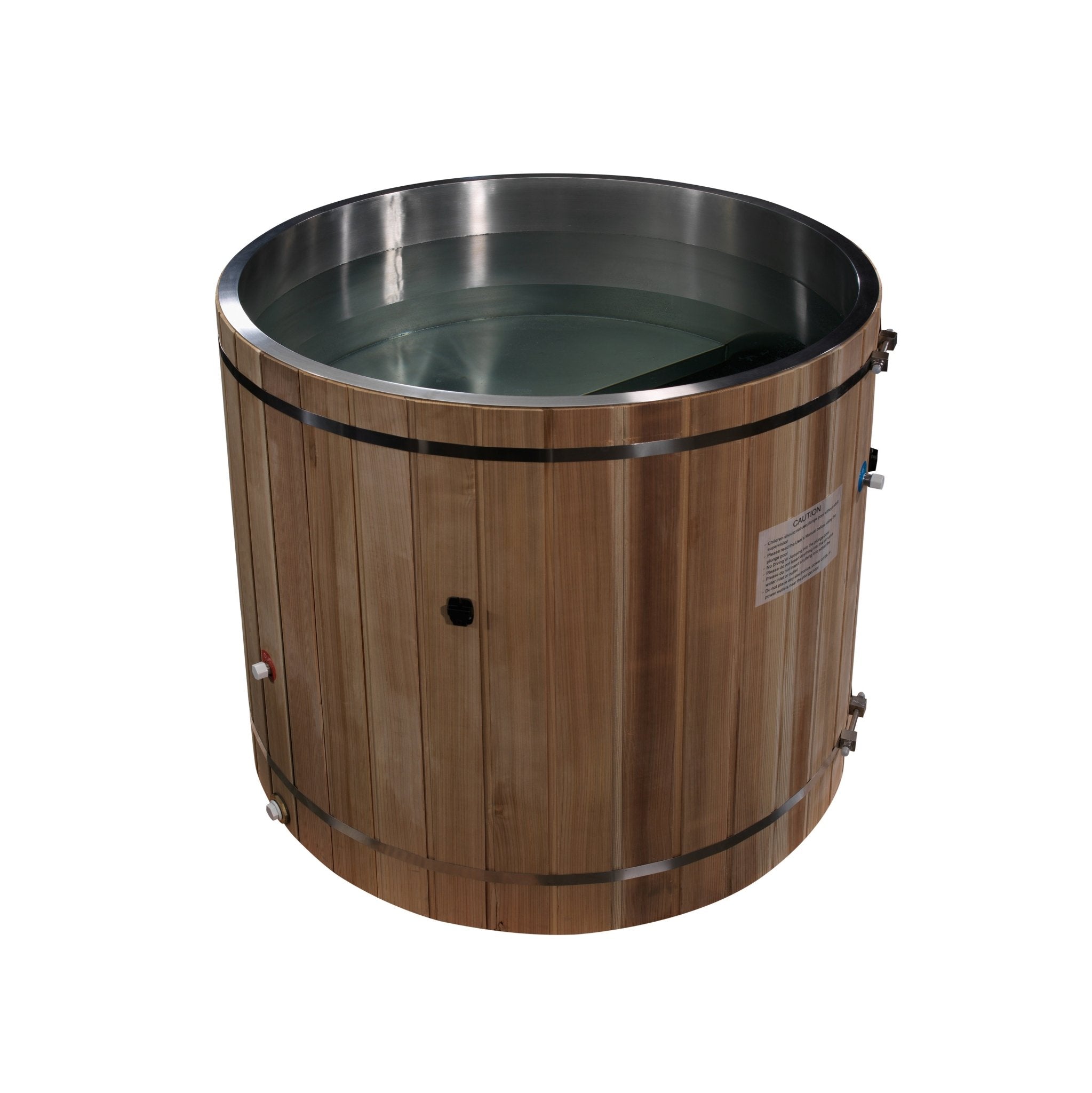 Dynamic Cold Therapy Barrel Stainless Steel Cold Plunge Tub-Dynamic Cold Therapy-InHouse Wellness