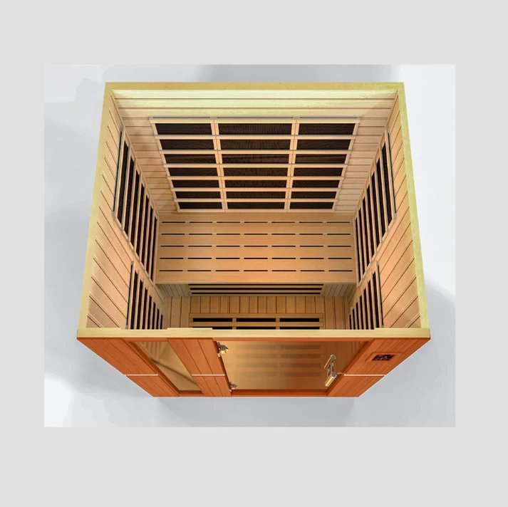 Dynamic Lugano 3-Person Ultra Low EMF FAR Infrared Sauna – Canadian Hemlock-Dynamic Saunas-InHouse Wellness