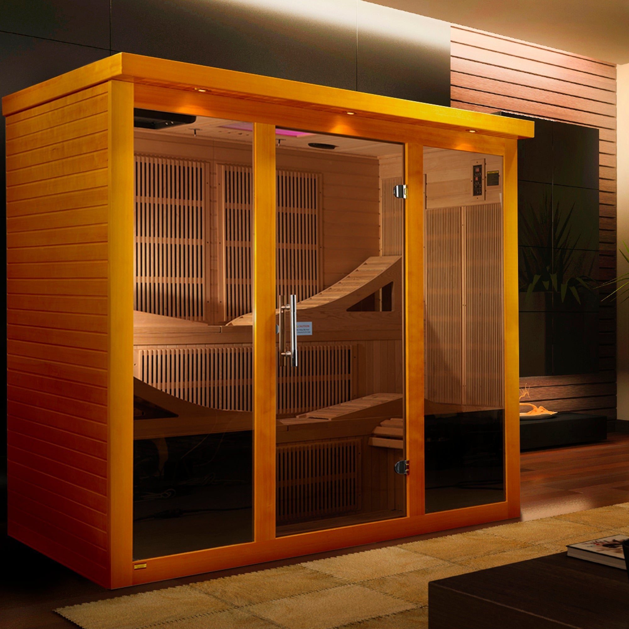 Dynamic Monaco 6-person Ultra Low EMF (Under 3MG) FAR Infrared Sauna-Dynamic Saunas-InHouse Wellness