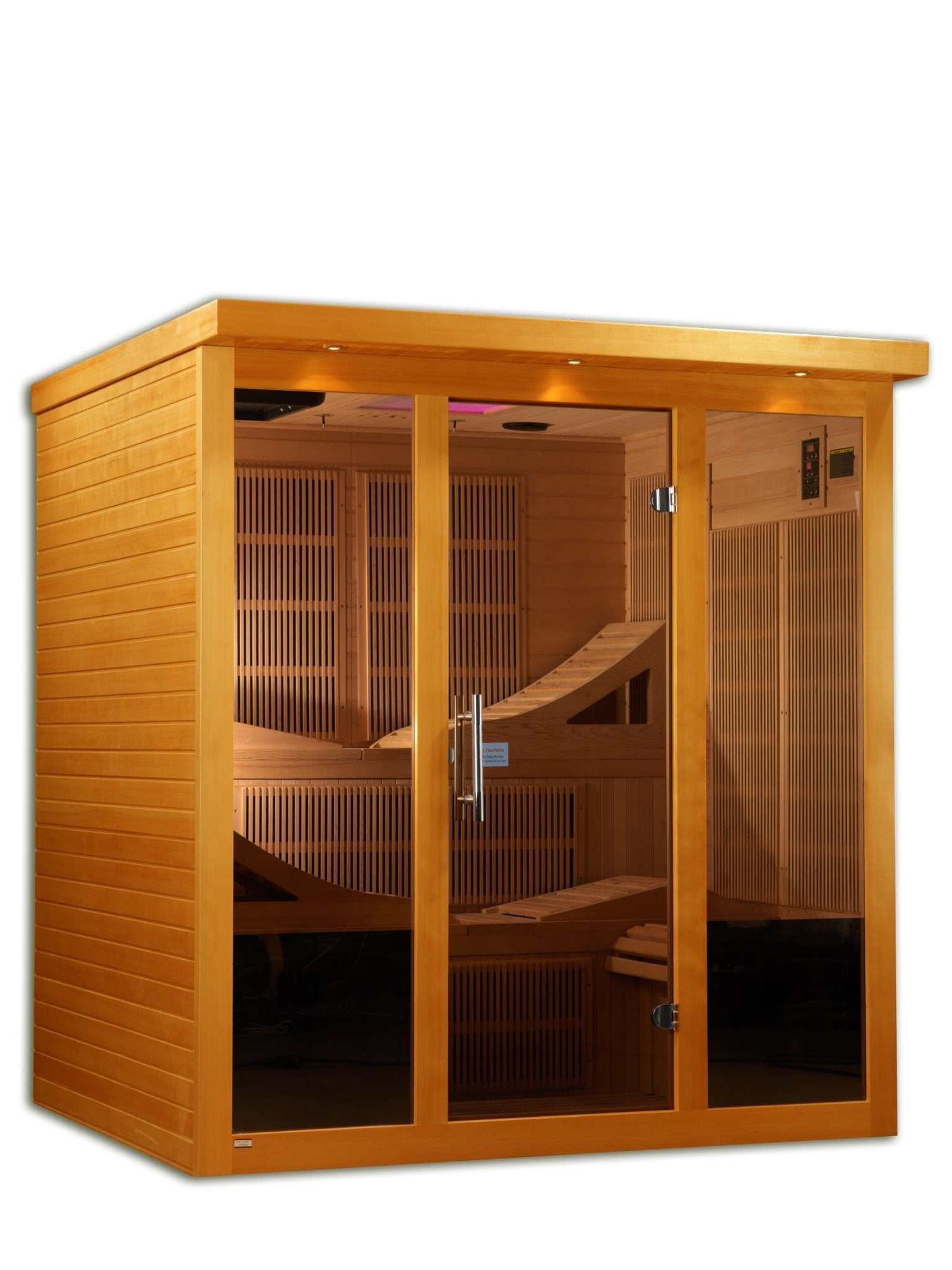 Dynamic Monaco 6-person Ultra Low EMF (Under 3MG) FAR Infrared Sauna-Dynamic Saunas-InHouse Wellness