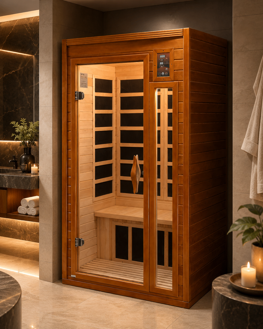 Dynamic Ultra Low EMF Far Infrared Sauna - Barcelona Elite Edition