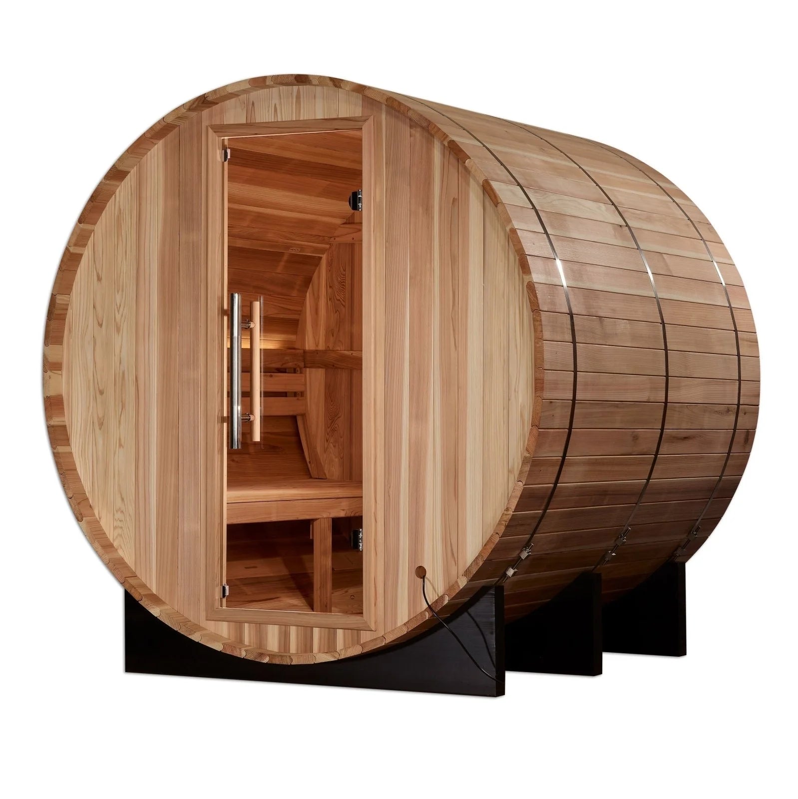 Golden Designs Arosa 4 Person Outdoor Traditional Barrel Sauna
