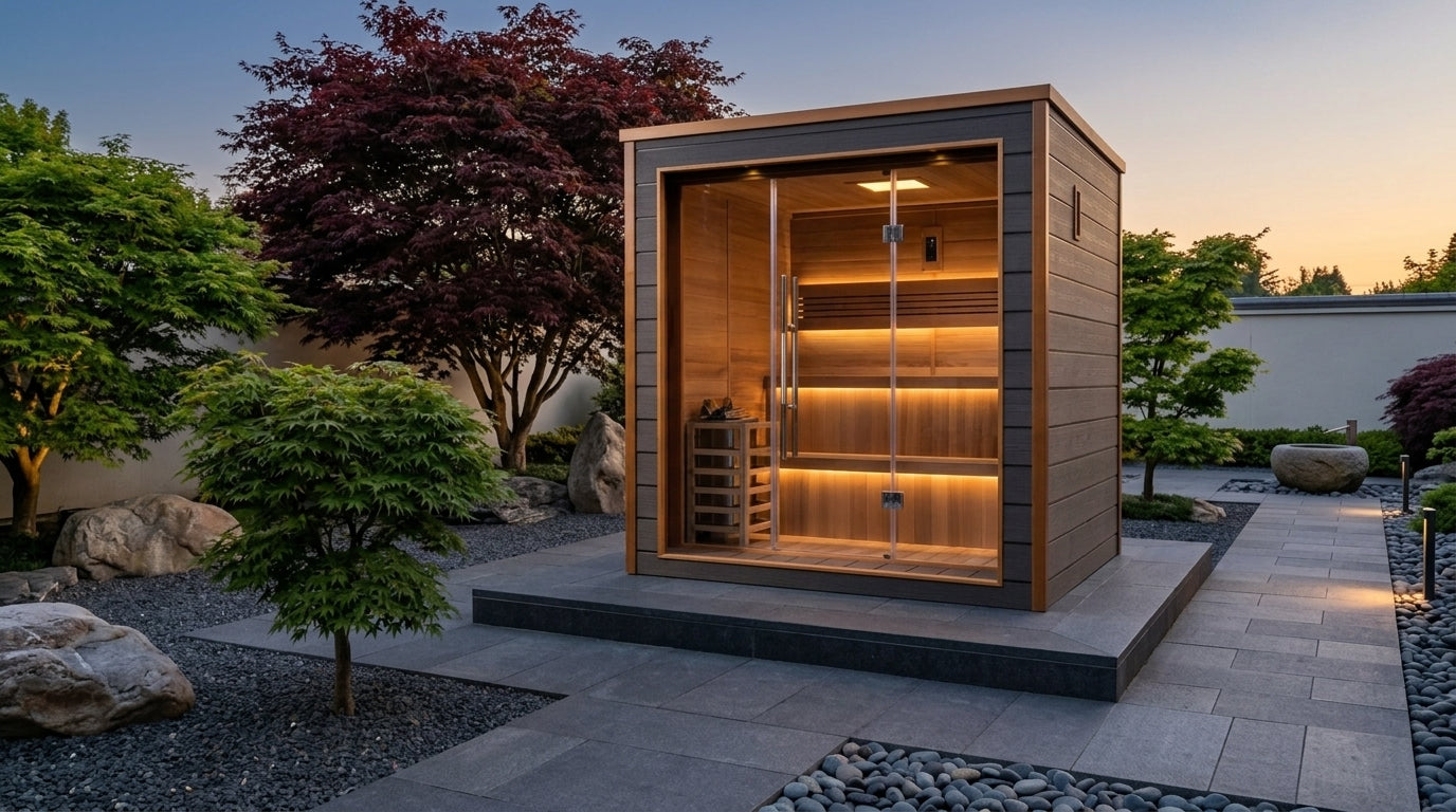 Golden Designs Bergen 6-Person Outdoor-Indoor Traditional Sauna