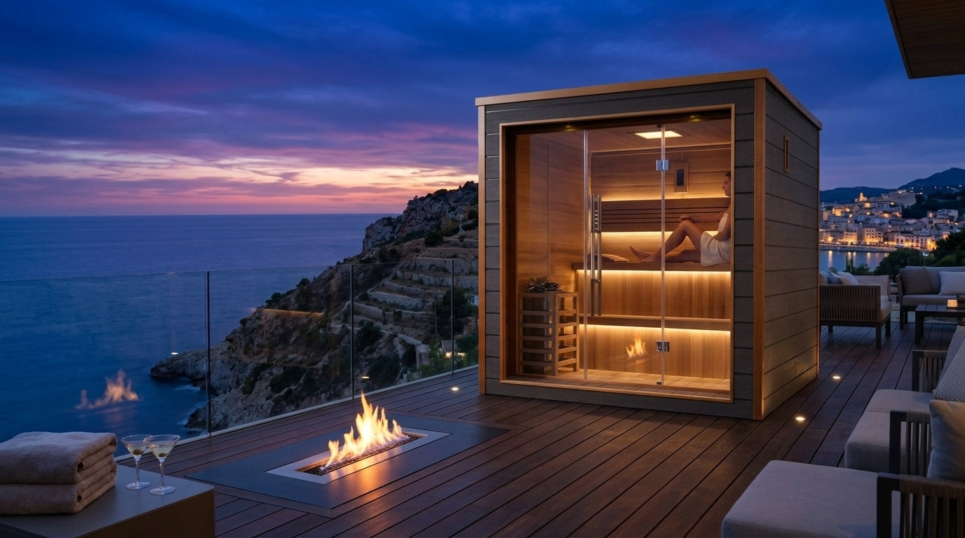 Golden Designs Bergen 6-Person Outdoor-Indoor Traditional Sauna