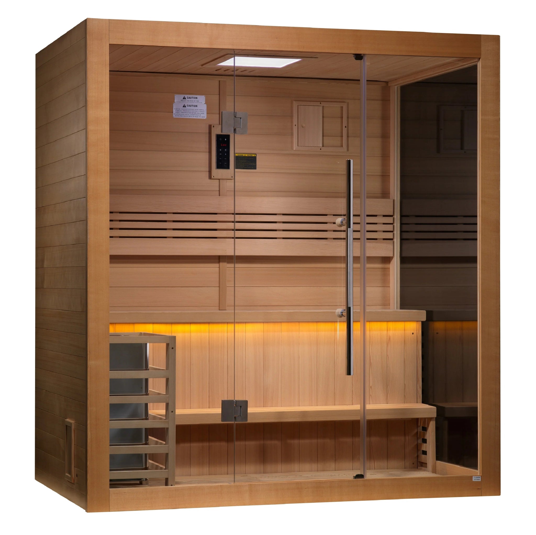 Golden Designs "Forssa Edition" 4 Person Traditional Sauna - Canadian Red Cedar Interior-Golden Designs Inc-InHouse Wellness