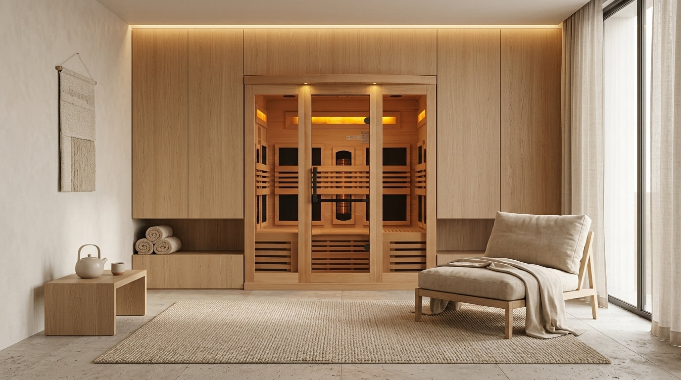 Golden Designs GDI-8260-01 Full Spectrum Near Zero EMF 6-Person Sauna