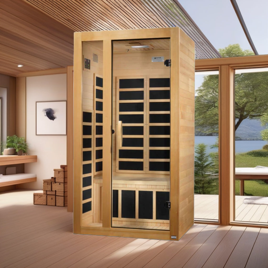 Dynamic Saunas Gracia 1-2 Person Low EMF FAR Infrared Sauna