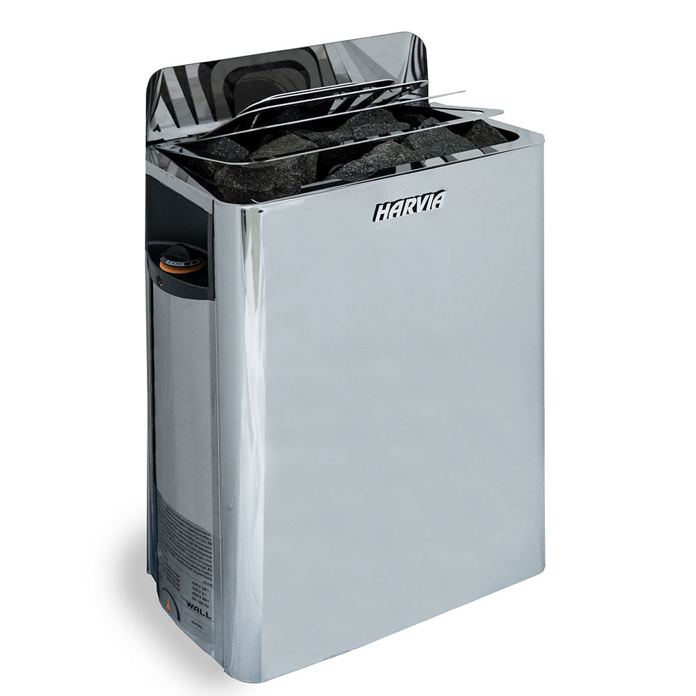 Harvia The Wall SWS80 Sauna Heater – 8kW, Stainless Steel