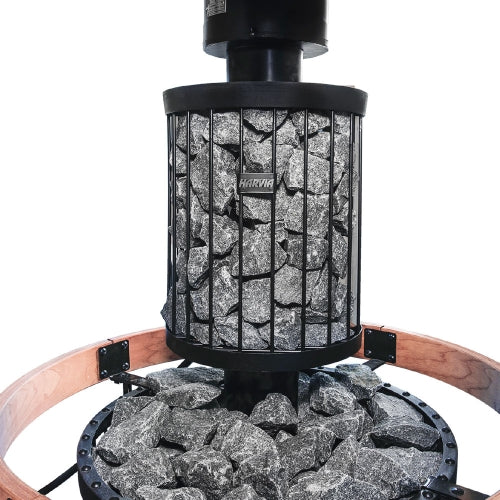 Harvia LEGEND 150 BK WH PKG 16kW Wood-Burning Sauna Stove Package