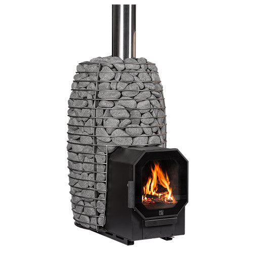 HUUM HIVE Flow LS Wood-Burning Sauna Stove 9.8 kW Firebox Extension