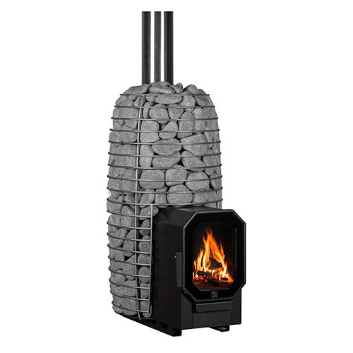 HUUM HIVE Flow Mini LS PKG Wood-Burning Sauna Stove Package 8.5 kW