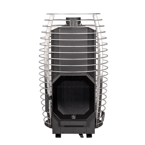 Wood-Burning Sauna Stove + Stones – 9.8kW – For 282–635 cu. ft. Sauna Rooms
