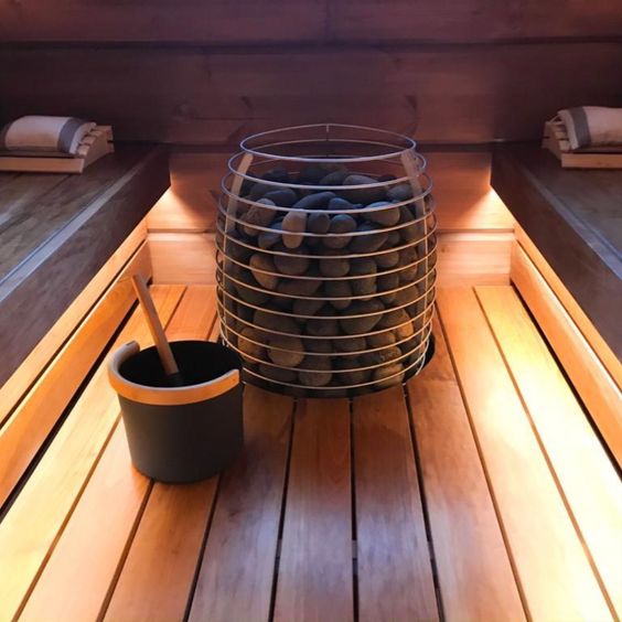 HUUM HIVE 18 18 kW Electric Sauna Heater, 551 lb Stone Capacity