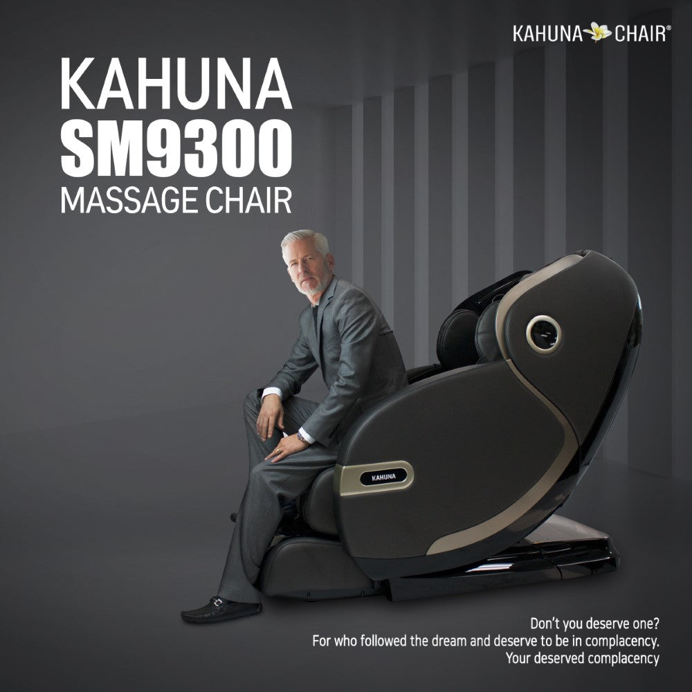 Kahuna Chair SM-9300 Premium 4D Massage Chair with Body Scan & Dual Heating