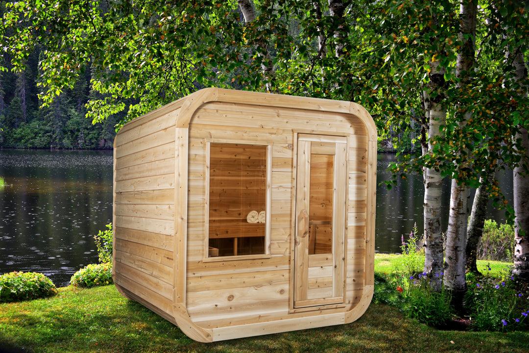 LeisureCraft Luna Sauna – Fits 2-3 People-Dundalk Leisurecraft-InHouse Wellness
