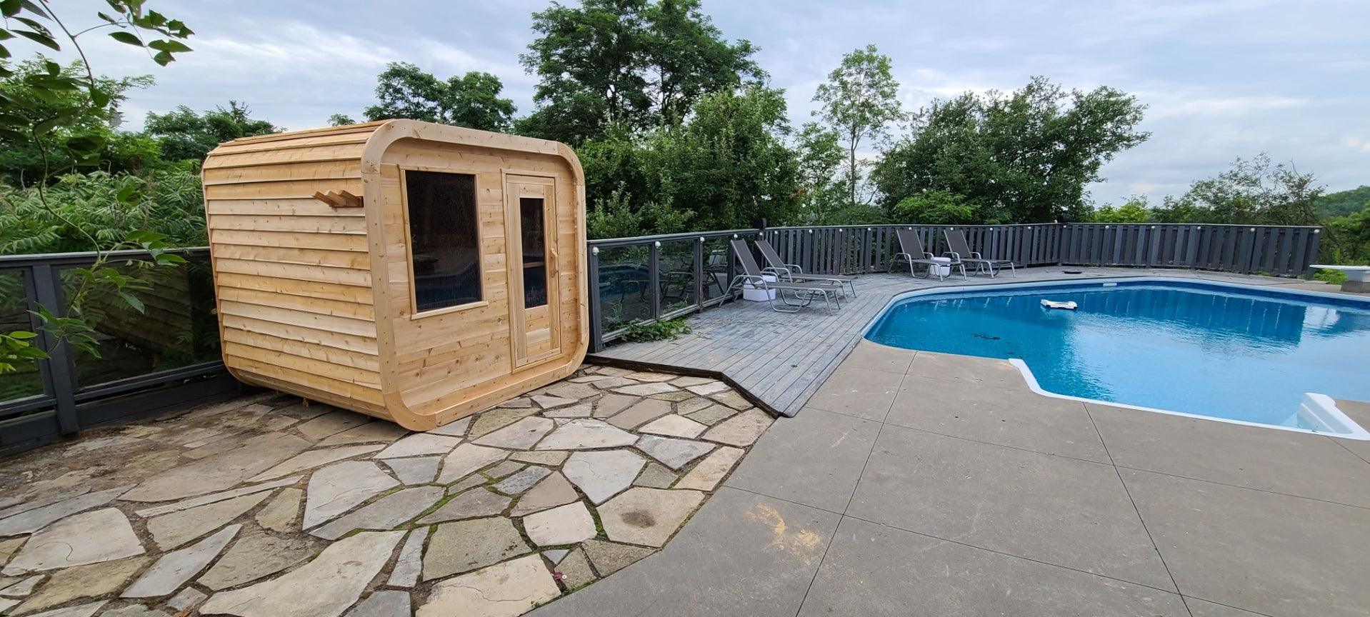 LeisureCraft Luna Sauna – Fits 2-3 People-Dundalk Leisurecraft-InHouse Wellness