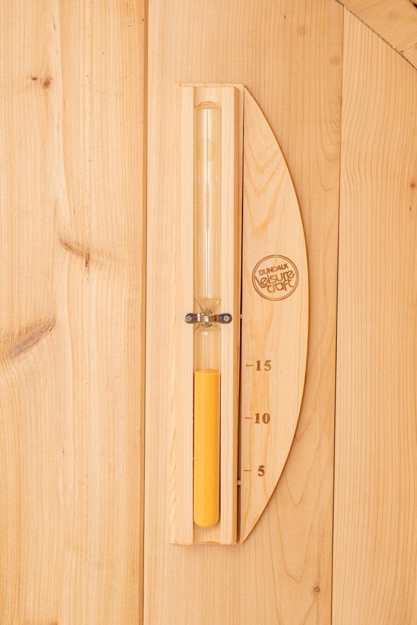 Leisurecraft Timber Harmony 4 Person Outdoor Barrel Sauna-Dundalk Leisurecraft-InHouse Wellness