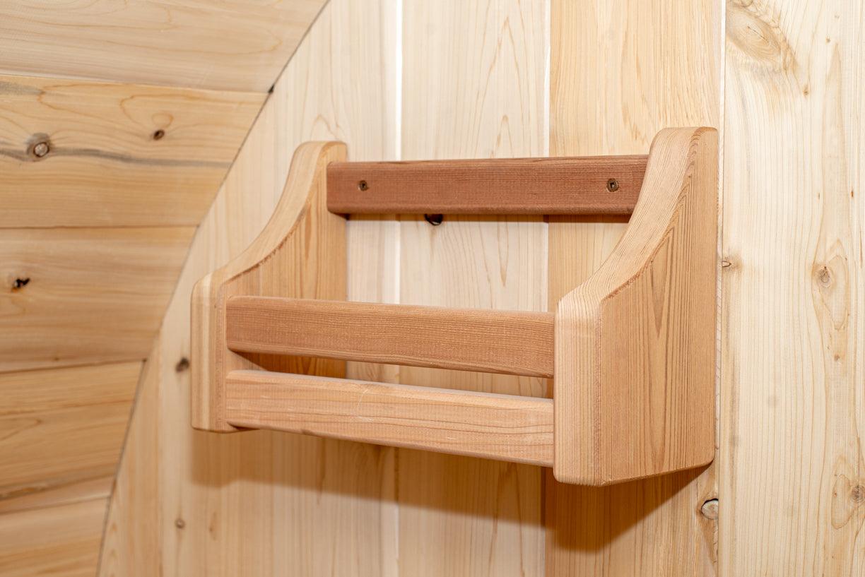 Leisurecraft Timber Harmony 4 Person Outdoor Barrel Sauna-Dundalk Leisurecraft-InHouse Wellness