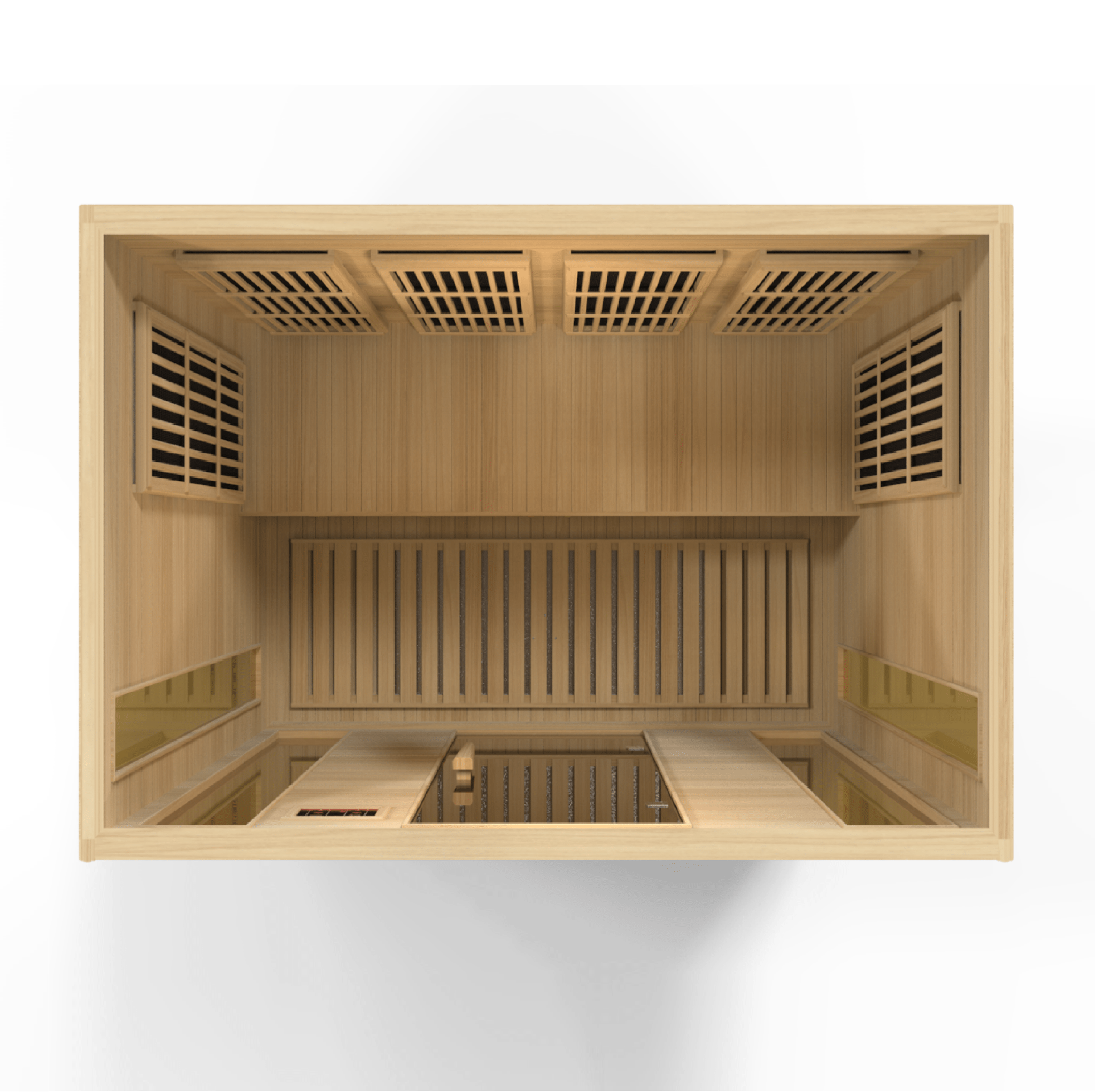 Maxxus 4-Person Low EMF FAR Infrared Sauna – Canadian Hemlock-Maxxus-InHouse Wellness