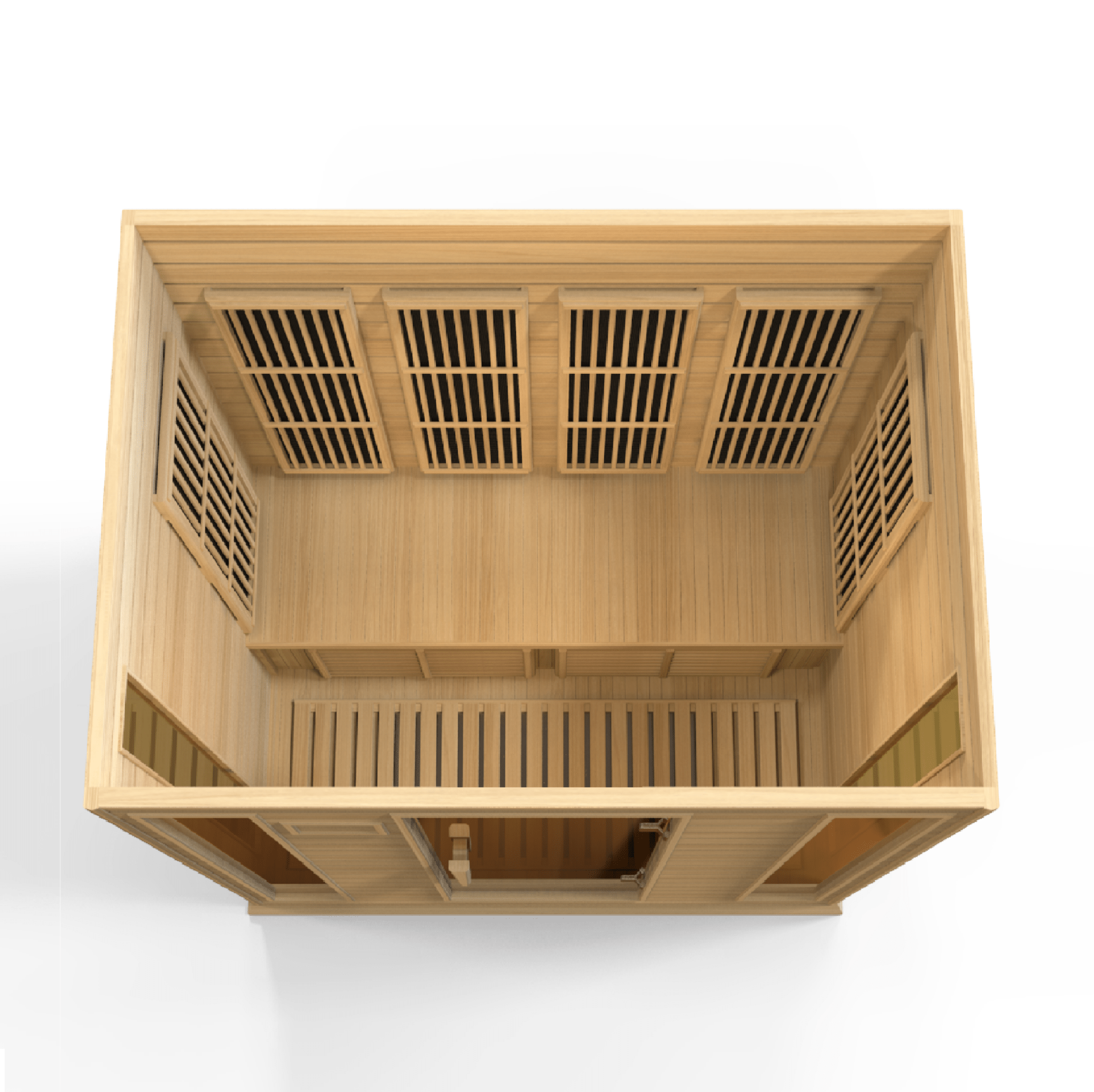 Maxxus 4-Person Low EMF FAR Infrared Sauna – Canadian Hemlock-Maxxus-InHouse Wellness