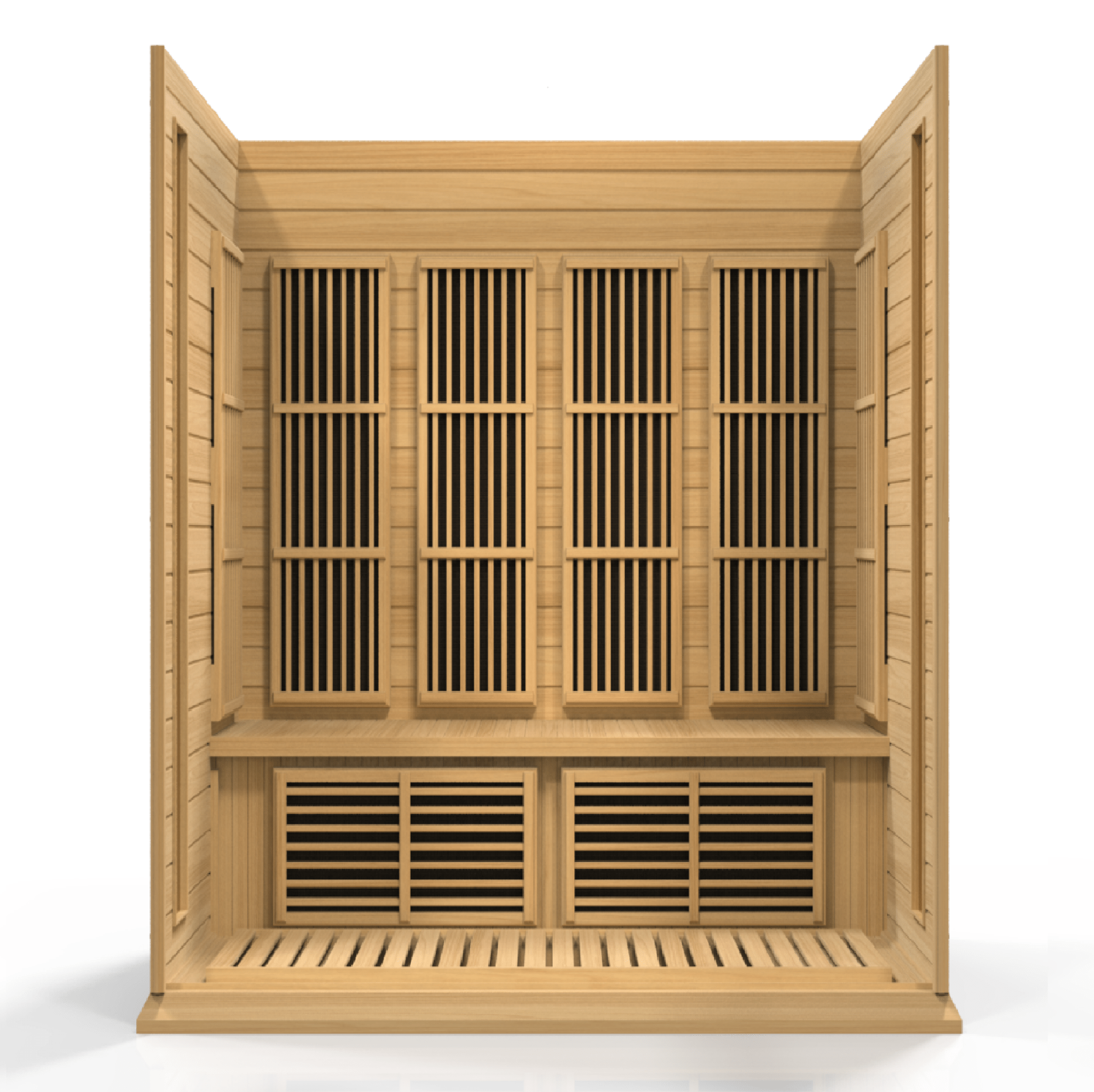 Maxxus 4-Person Low EMF FAR Infrared Sauna – Canadian Hemlock-Maxxus-InHouse Wellness