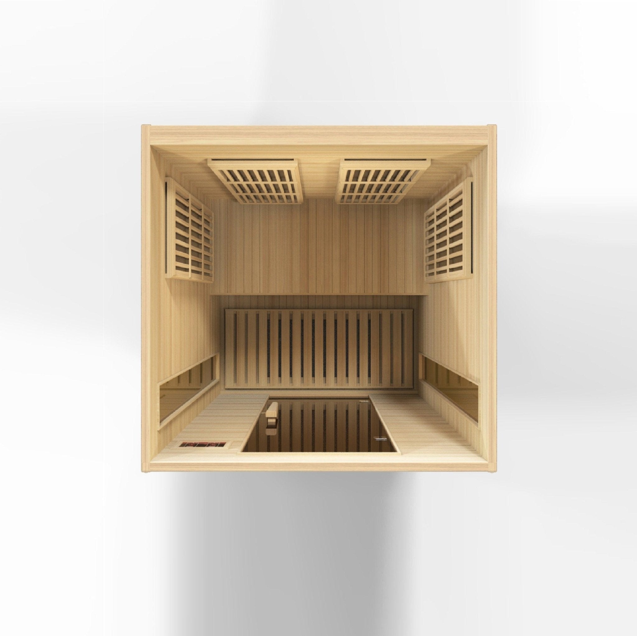 Maxxus Low EMF FAR Infrared Sauna – Canadian Hemlock – 2-Person Capacity-Maxxus-InHouse Wellness