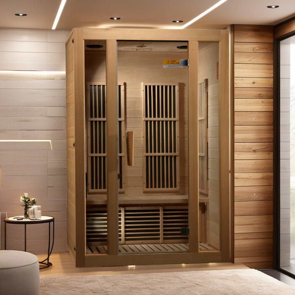 Maxxus Seattle 2-Person Infrared Sauna – Low EMF, Bluetooth Speakers, Red Light Therapy-Maxxus-InHouse Wellness