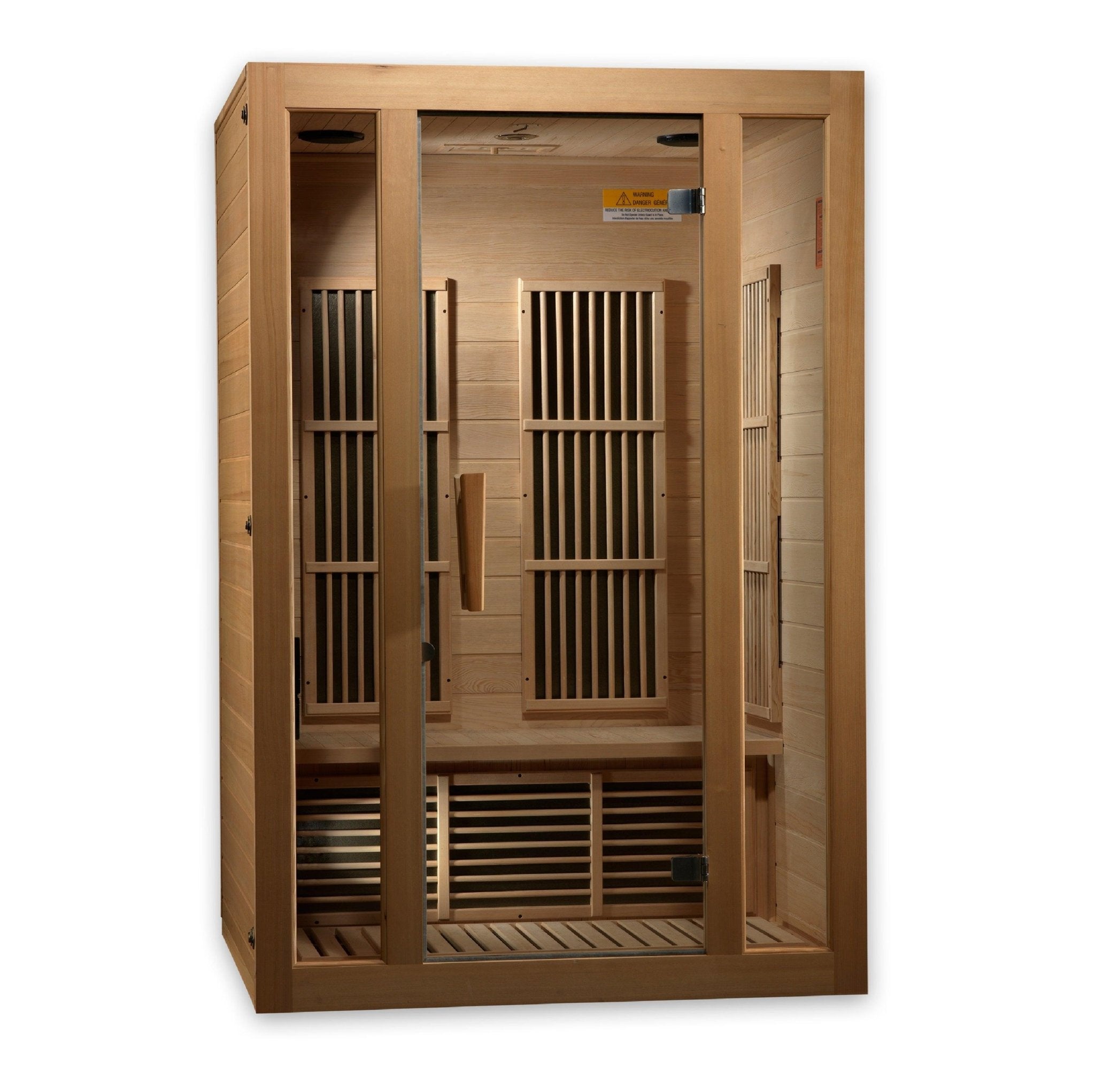 Maxxus Seattle 2-Person Infrared Sauna – Low EMF, Bluetooth Speakers, Red Light Therapy-Maxxus-InHouse Wellness