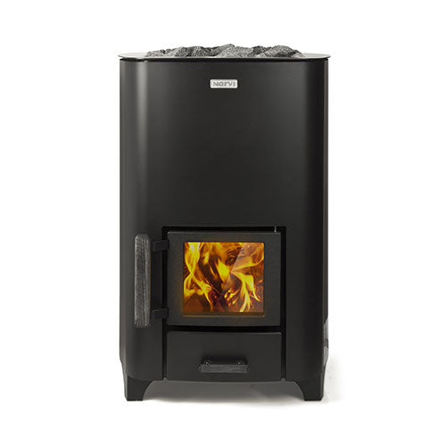 Narvi NC 16 Black Wood-Burning Sauna Stove 16 kW