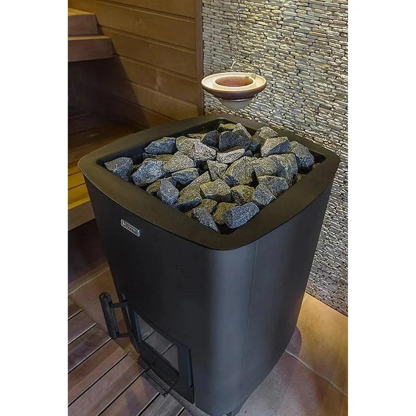 Narvi NC Black Wood Burning Heater-Dundalk Leisurecraft-InHouse Wellness