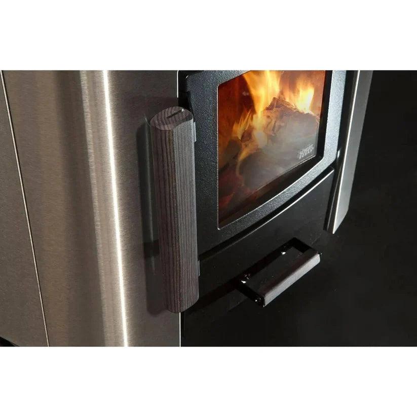 Narvi NC Black Wood Burning Heater-Dundalk Leisurecraft-InHouse Wellness