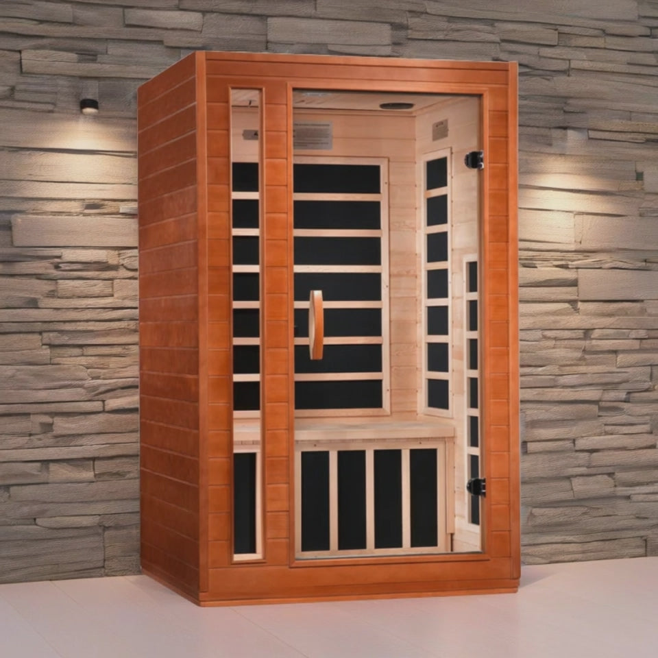 Dynamic Saunas Cardoba 2-Person Ultra Low EMF FAR Infrared Sauna