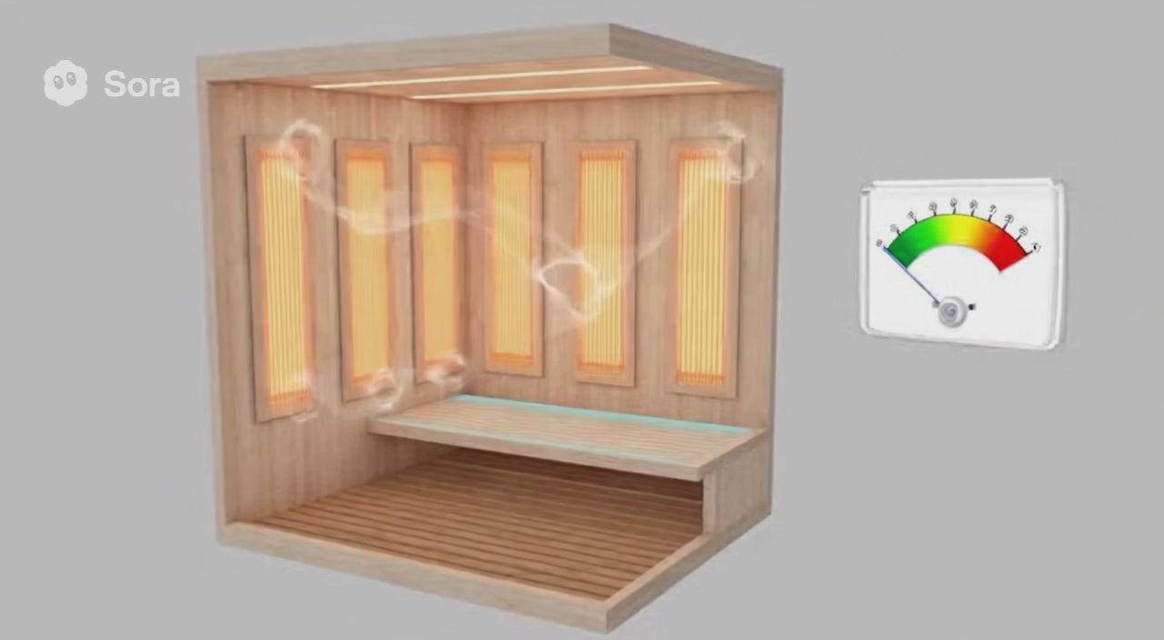 Dynamic "Lugano" 3 Person Low EMF FAR Infrared Sauna (DYN-6336-02)