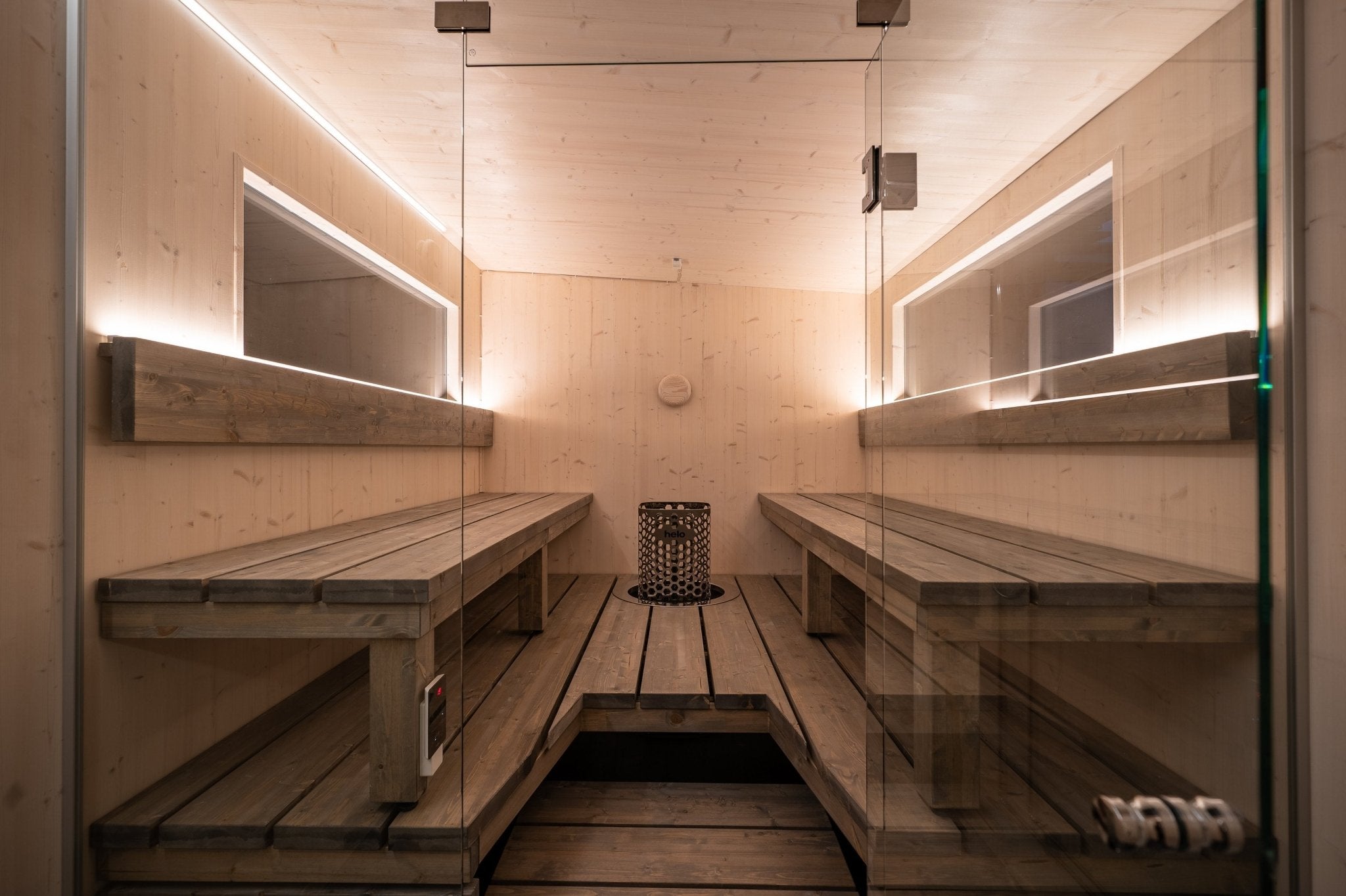 Ripavi Sointu Finnish Outdoor Sauna – Luxury 8-Person Sauna with Shower & Skylight-Ripavi-InHouse Wellness