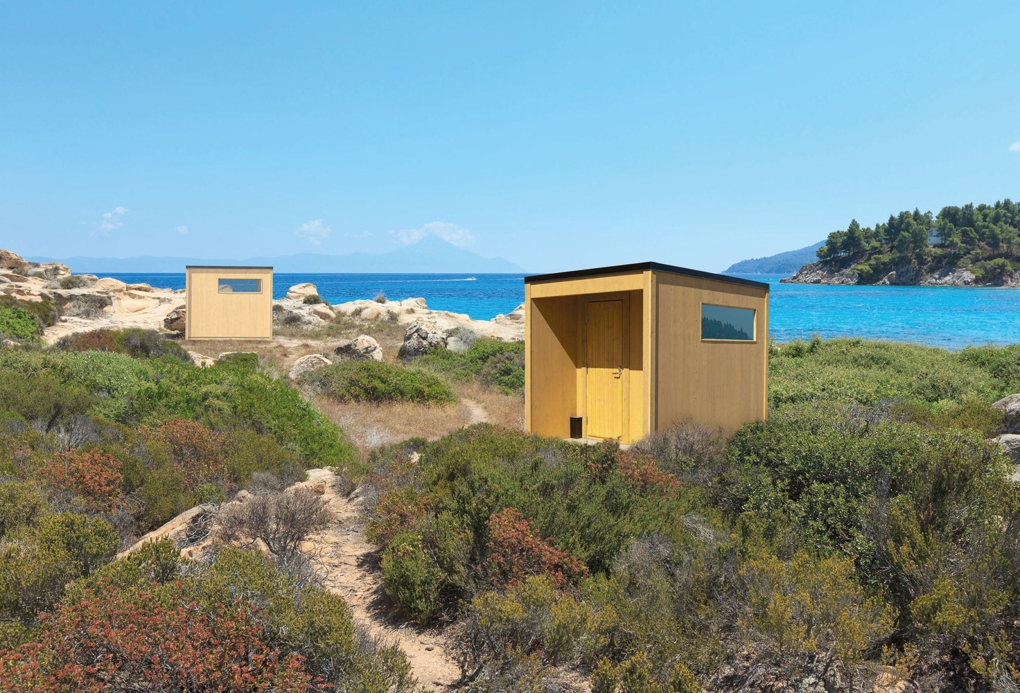 Ripavi Sointu Finnish Outdoor Sauna – Luxury 8-Person Sauna with Shower & Skylight-Ripavi-InHouse Wellness
