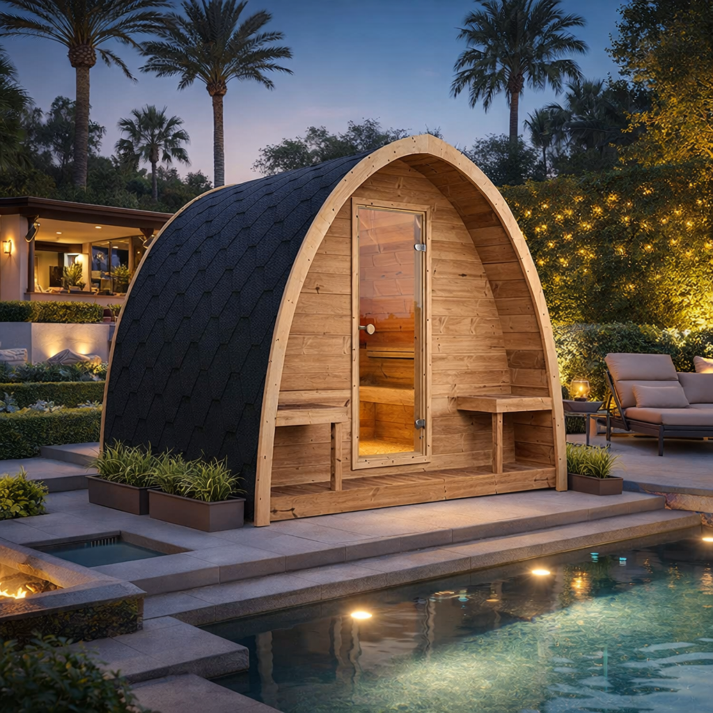 SaunaLife Model G3 Outdoor Home Sauna Kit
