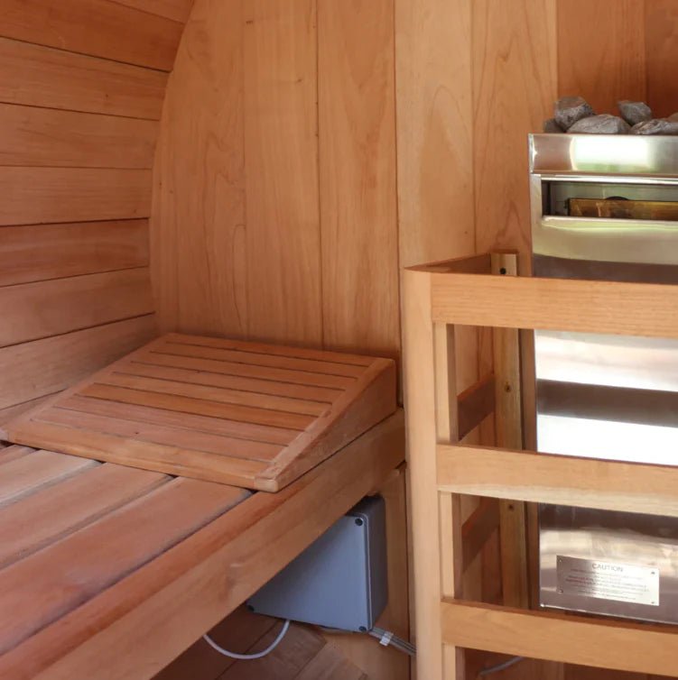 Scandia 4-Person Barrel Sauna Kit – Traditional Electric Sauna for Home Wellness & Relaxation-Scandia-InHouse Wellness