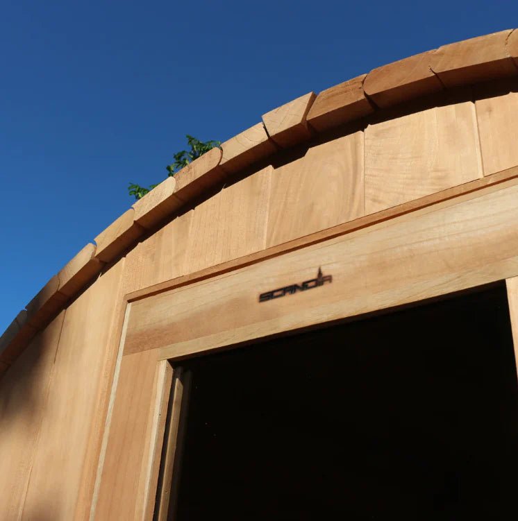 Scandia 4-Person Barrel Sauna Kit – Traditional Electric Sauna for Home Wellness & Relaxation-Scandia-InHouse Wellness