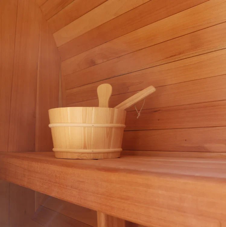 Scandia Electric Barrel Sauna Kit – 8-Person Traditional Sauna for Relaxation & Wellness-Scandia-InHouse Wellness
