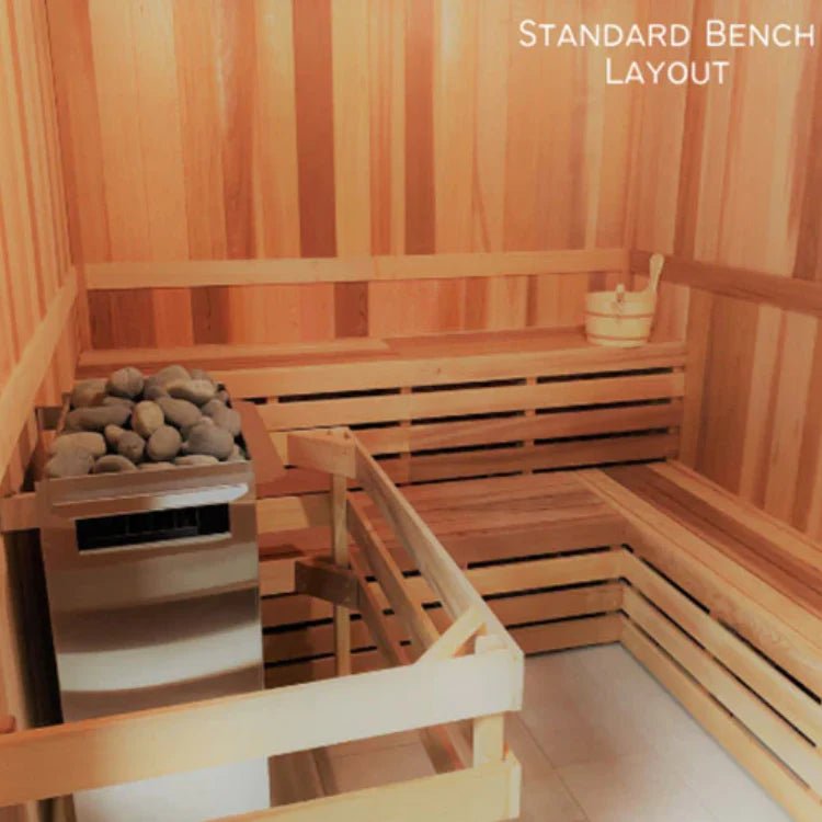 Scandia Electric DIY PreCut Sauna Room Kit PRECUT-DIY-4X7-ULTRA-Scandia-InHouse Wellness