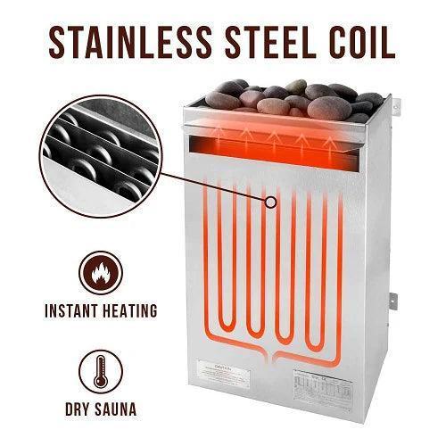 Scandia Electric Ultra Sauna Heater - Medium (9.0KW)-Scandia Manufacturing-InHouse Wellness