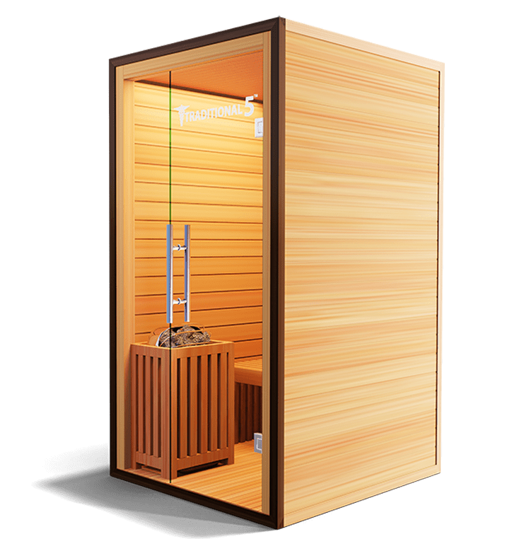 Traditional 5™ 2-Person Sauna - Steam Heat with 3D Therapy™-Medical Saunas-InHouse Wellness