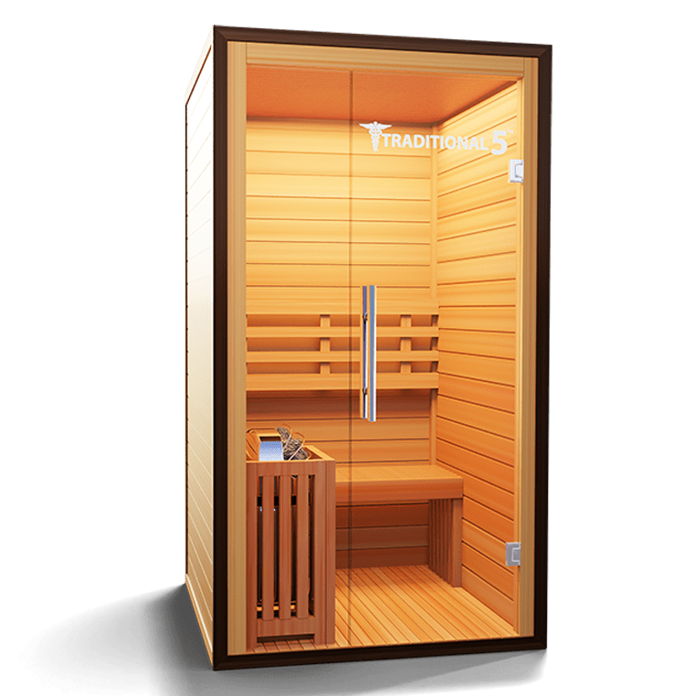 Traditional 5™ 2-Person Sauna - Steam Heat with 3D Therapy™-Medical Saunas-InHouse Wellness