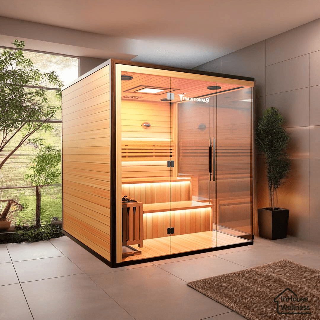 Traditional 9 Plus Medical Sauna (6 Person) - Luxurious Health & Relaxation-Medical Saunas-InHouse Wellness