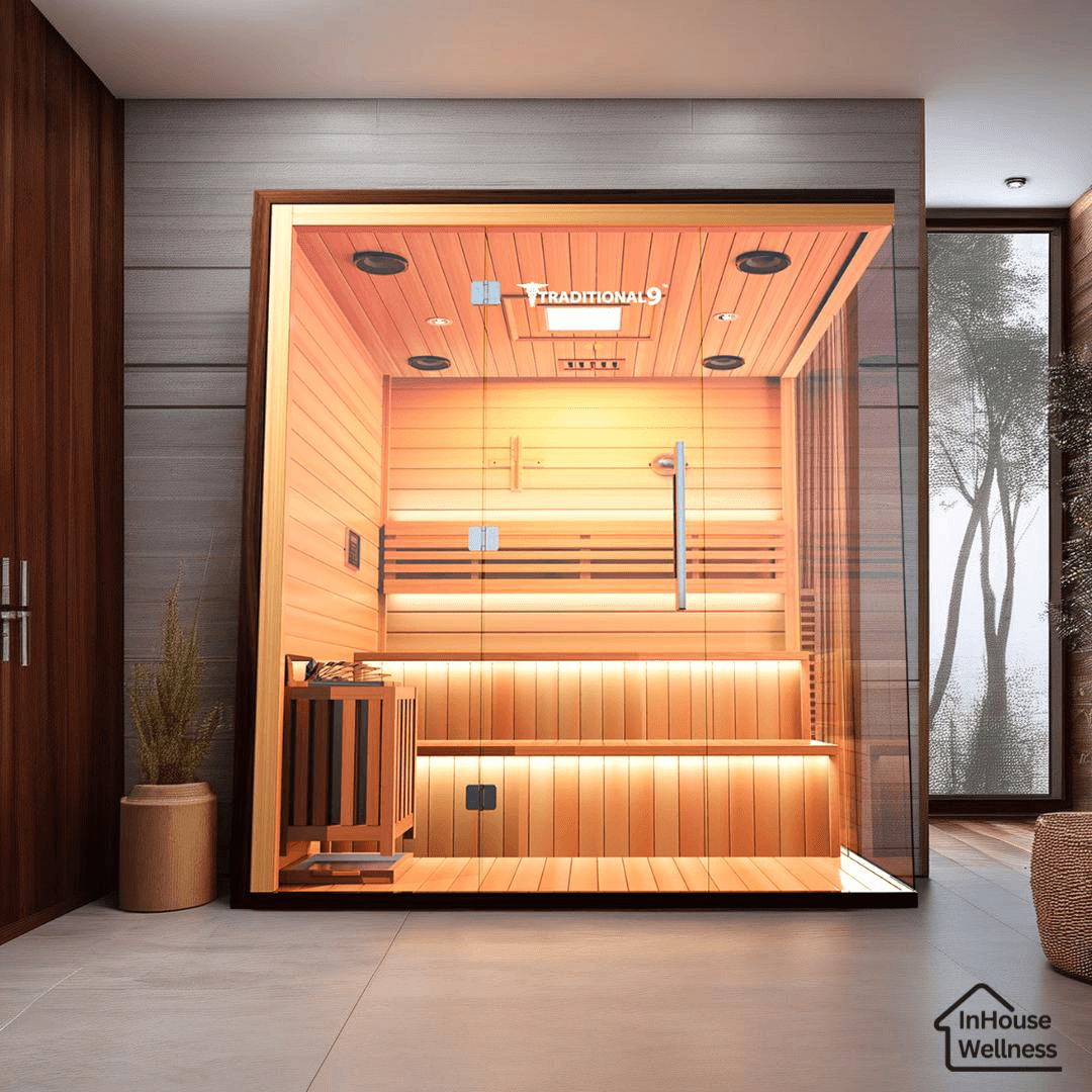 Traditional 9 Plus Medical Sauna (6 Person) - Luxurious Health & Relaxation-Medical Saunas-InHouse Wellness