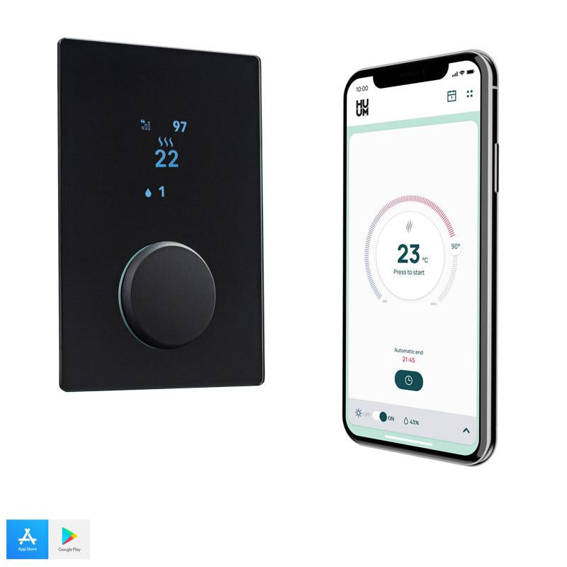 HUUM UKU Glass Wi-Fi Digital Sauna Controller with Glass Panel